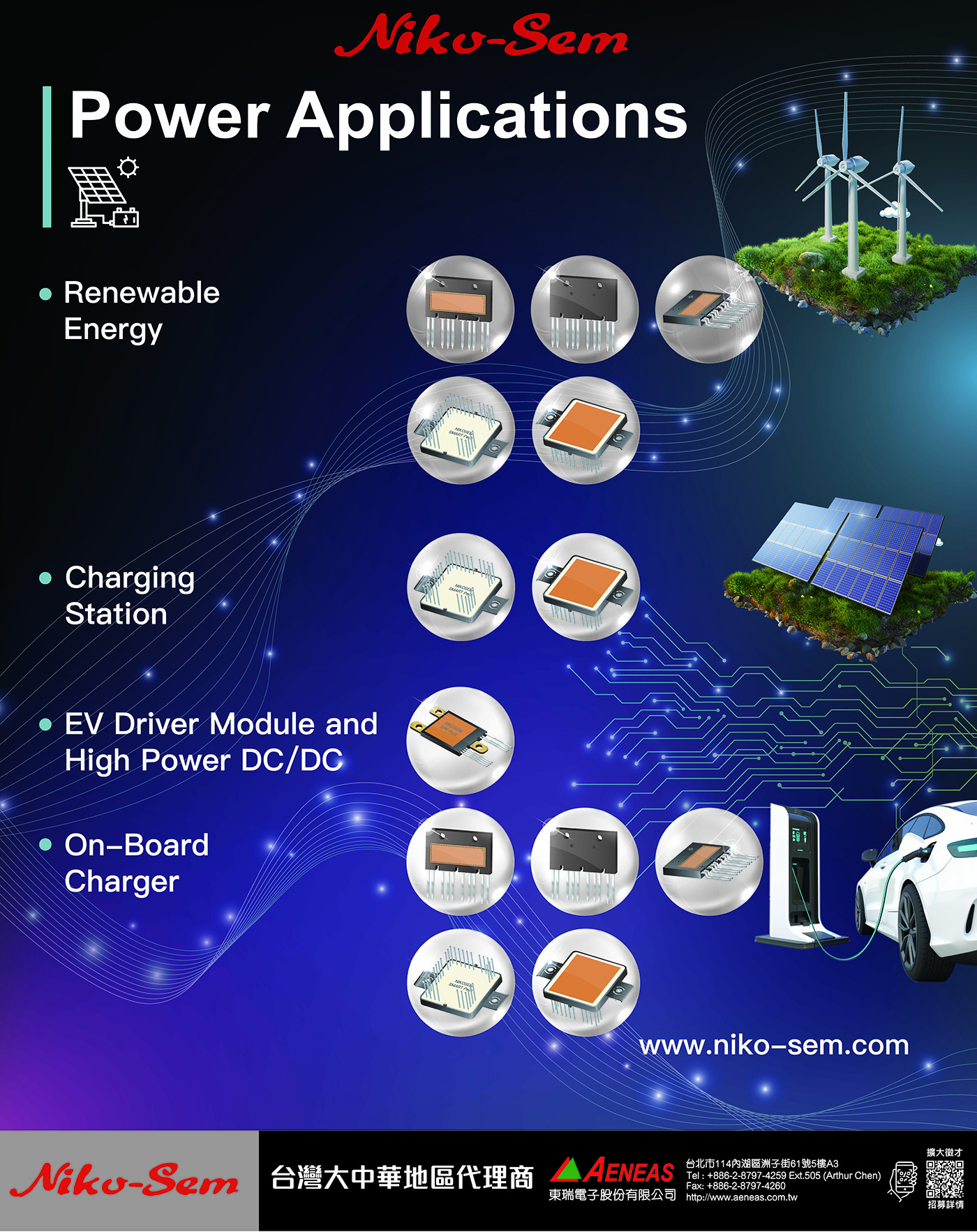 2025國際半導體展(SEMICON Taiwan)_Niko-Sem_Power Applications